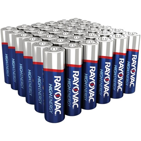 Rayovac AA Alkaline Battery, 36 PK, 1.5VDC 815-36PPF